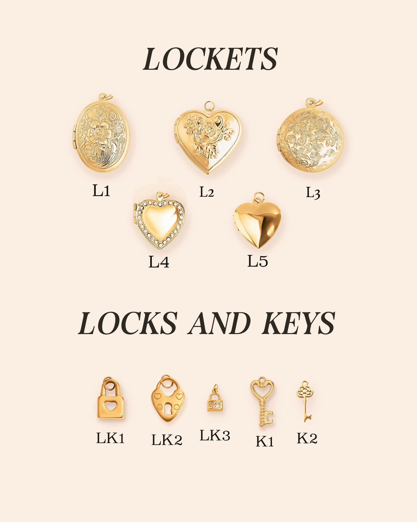 Design your own charm necklace