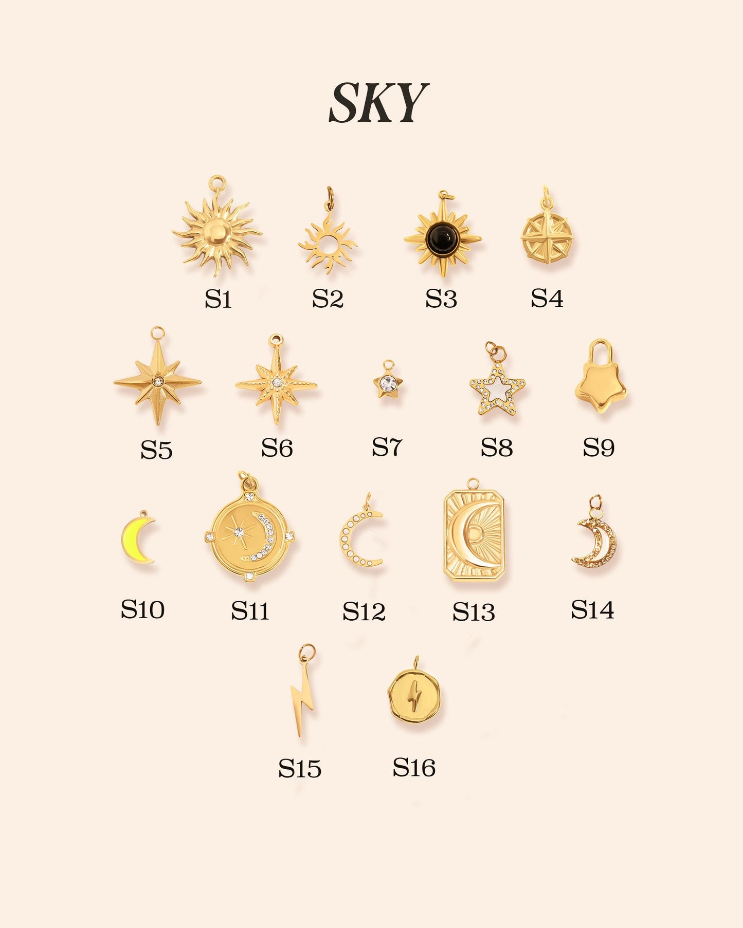 Design your own charm necklace
