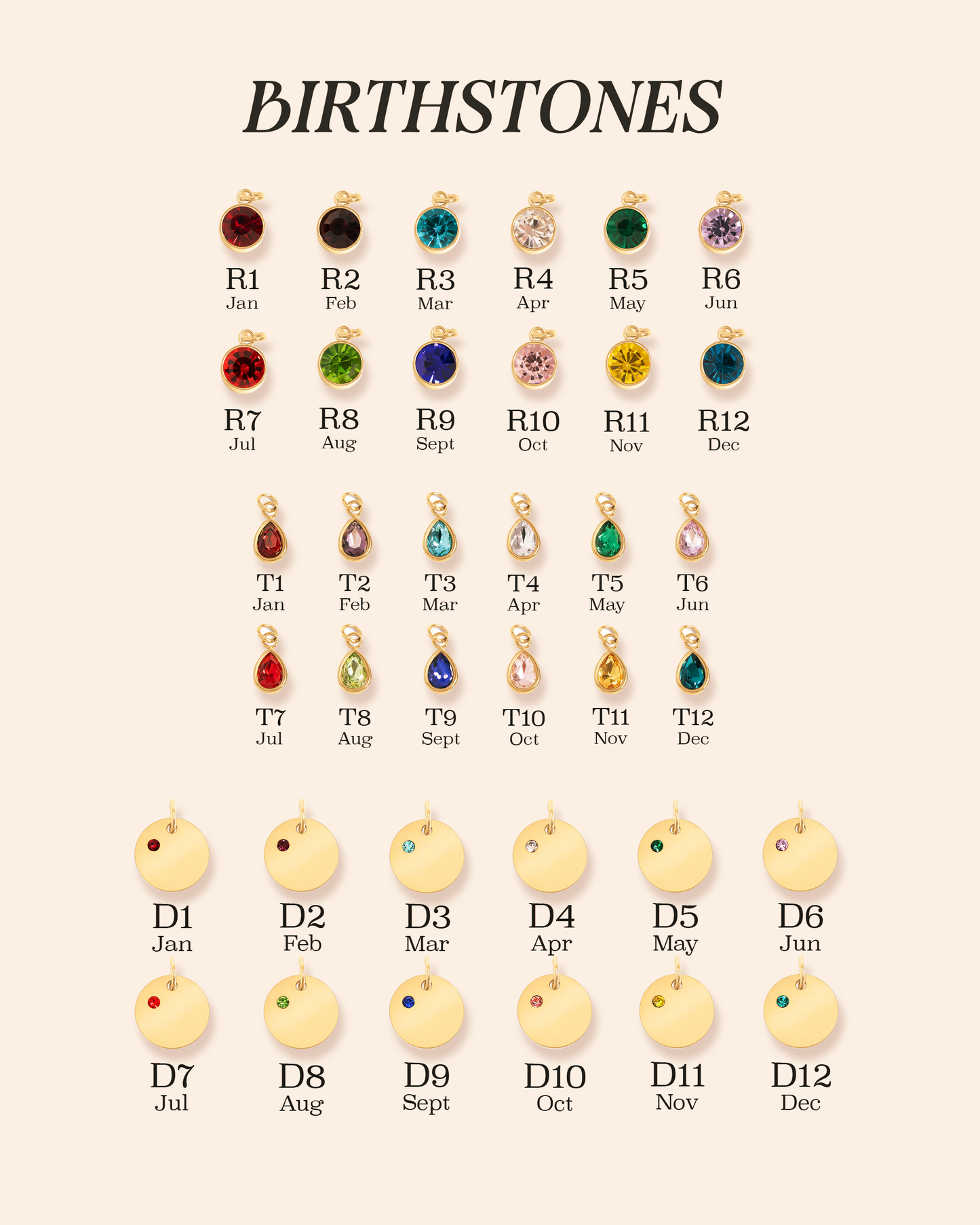 Design your own charm necklace