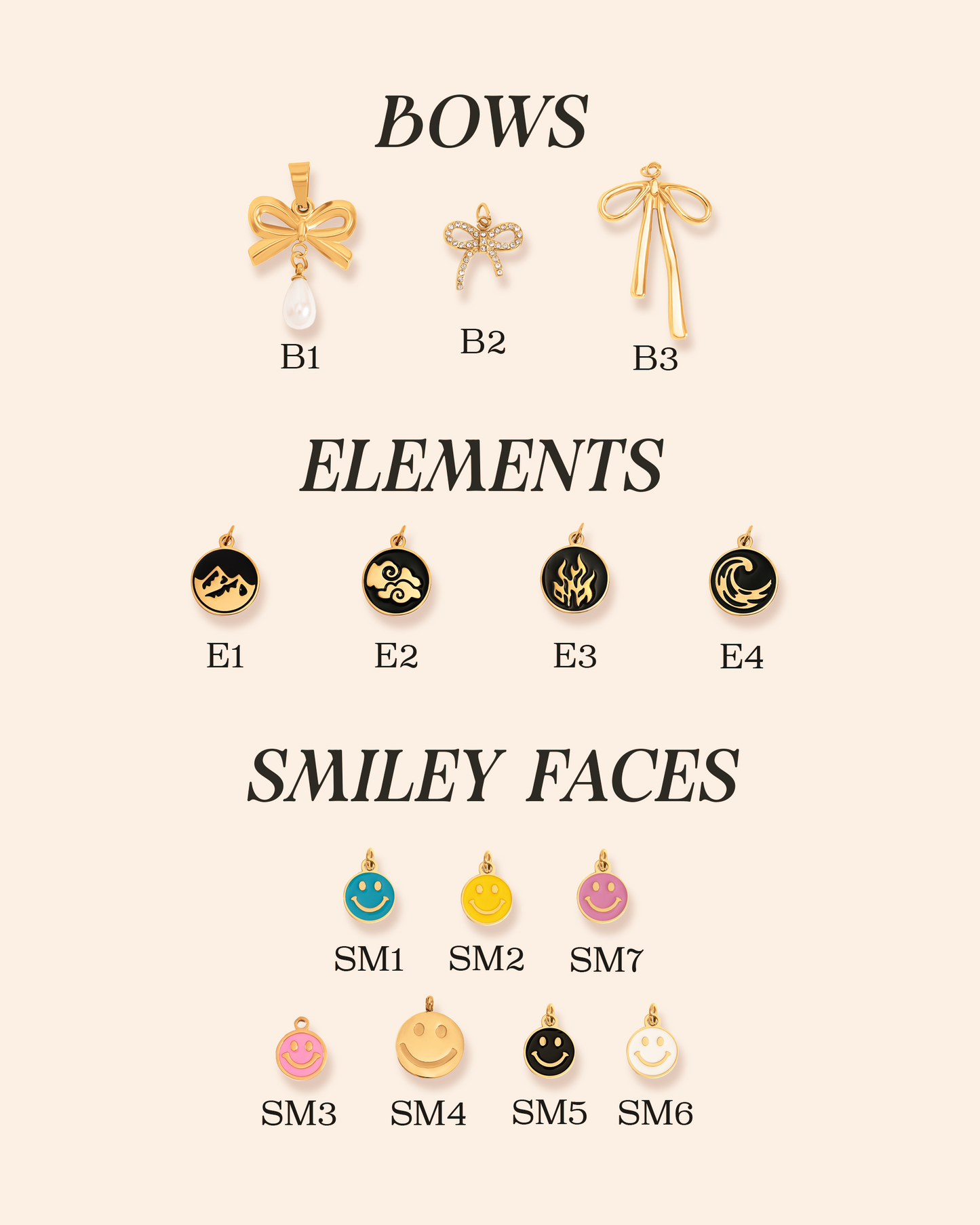 Design your own charm necklace