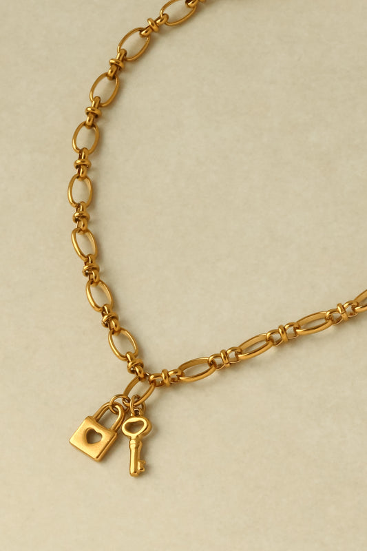 Lock and Key Necklace