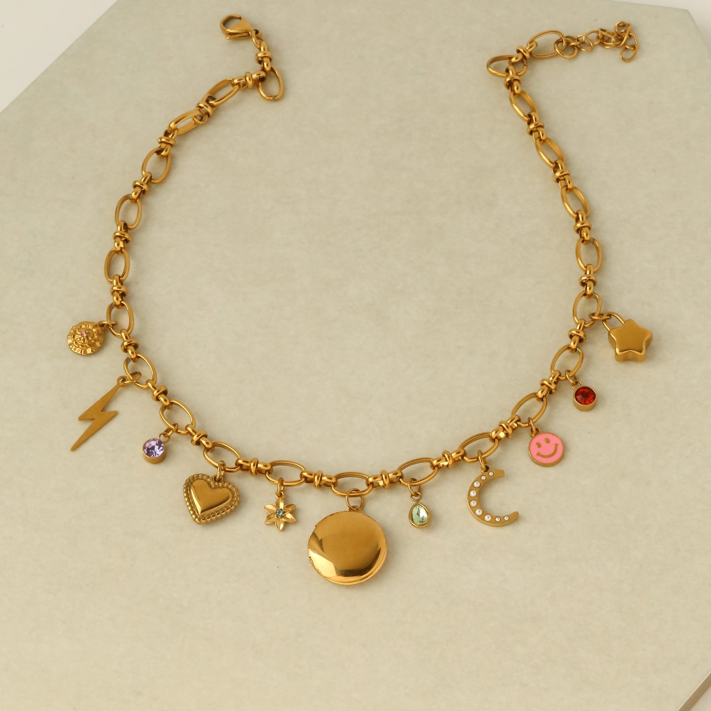 Charm Locket Necklace