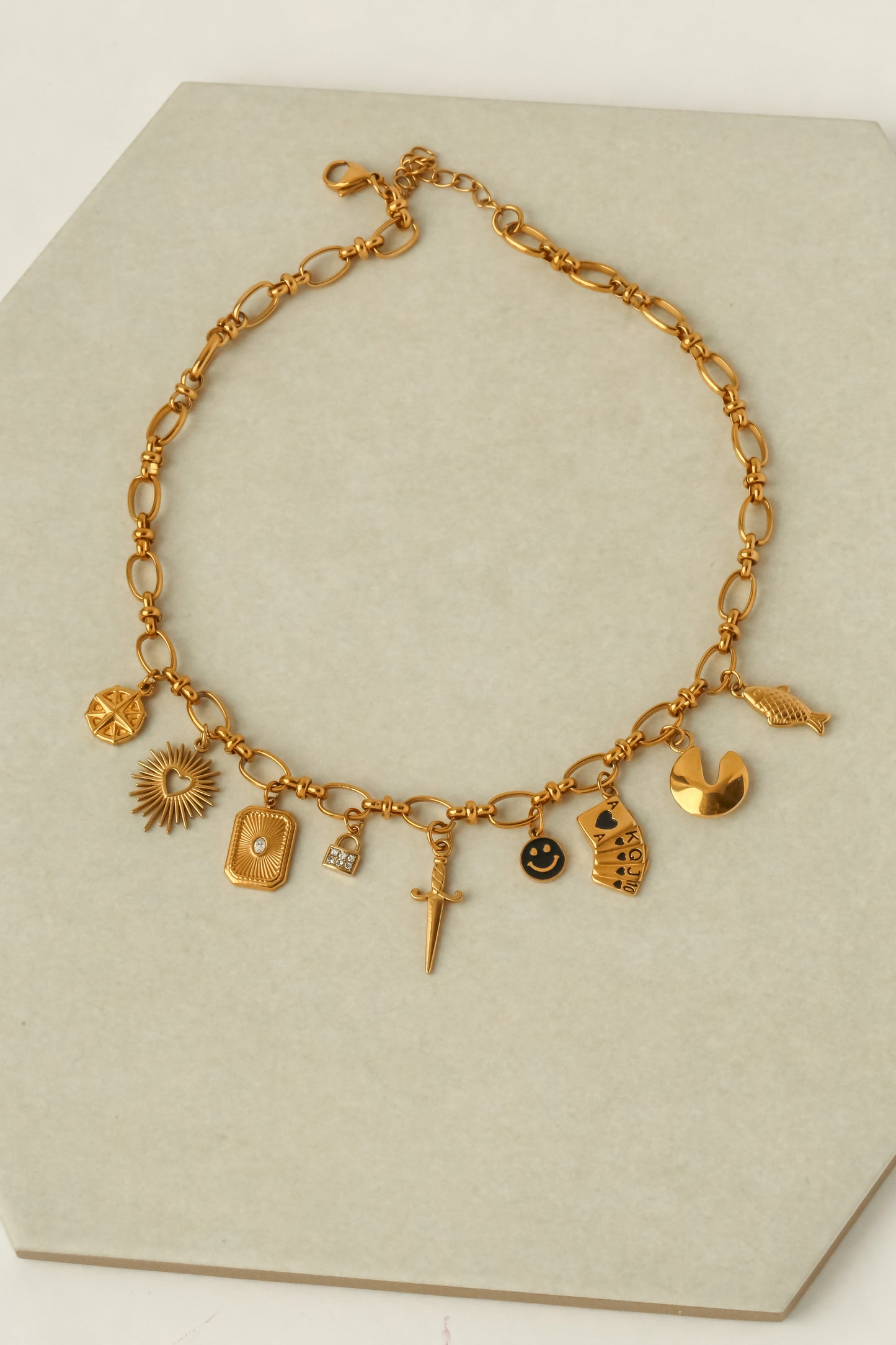 Good Luck Dagger Necklace