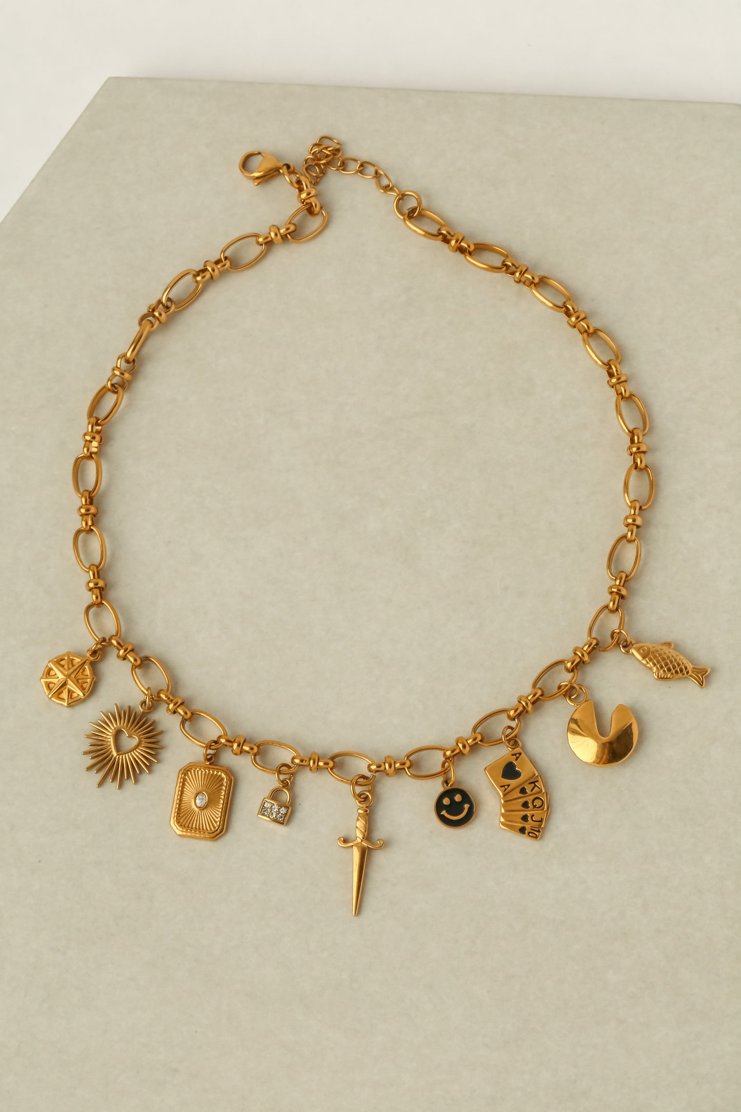 Good Luck Dagger Necklace