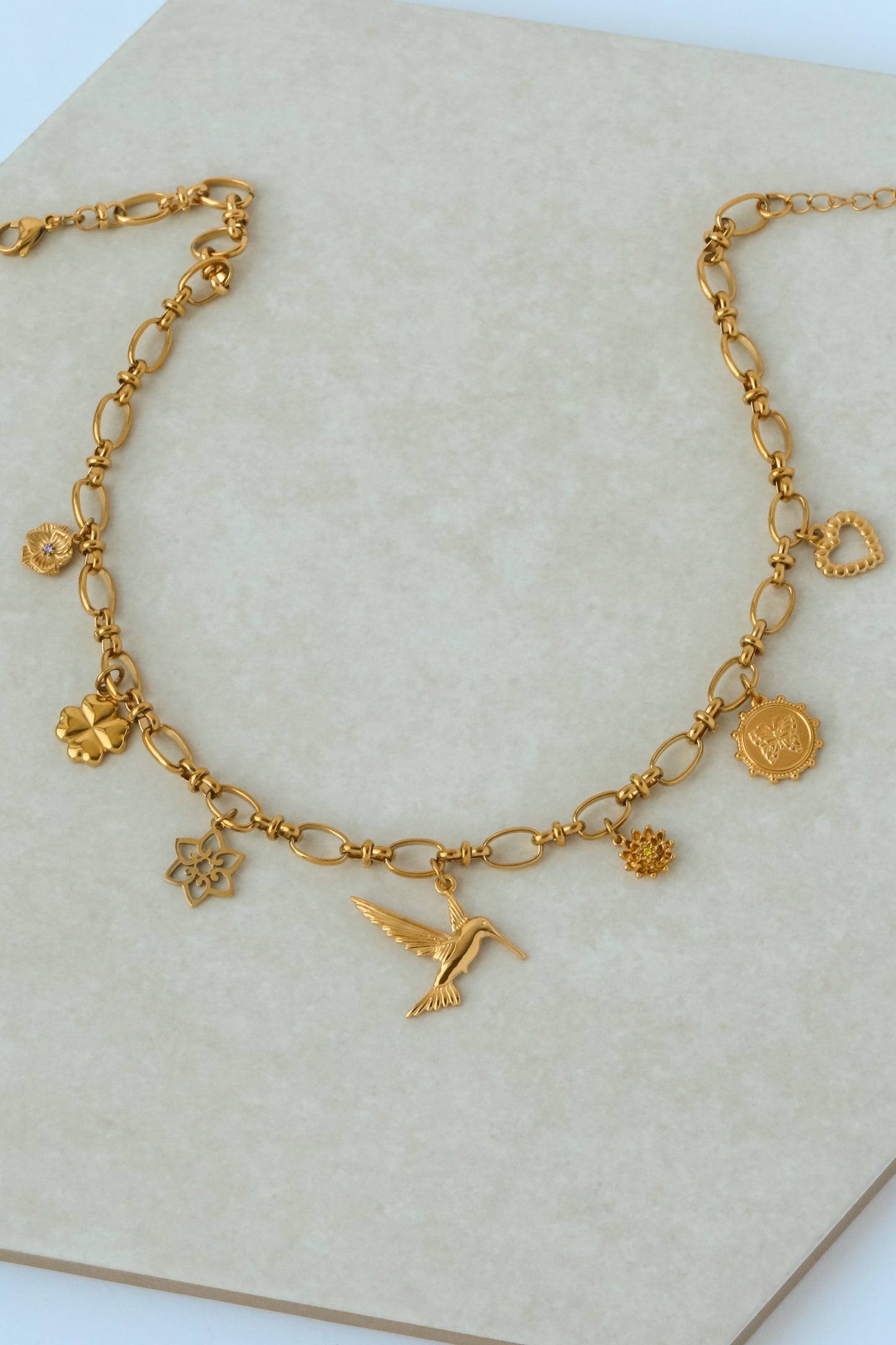Hummingbird Garden Necklace