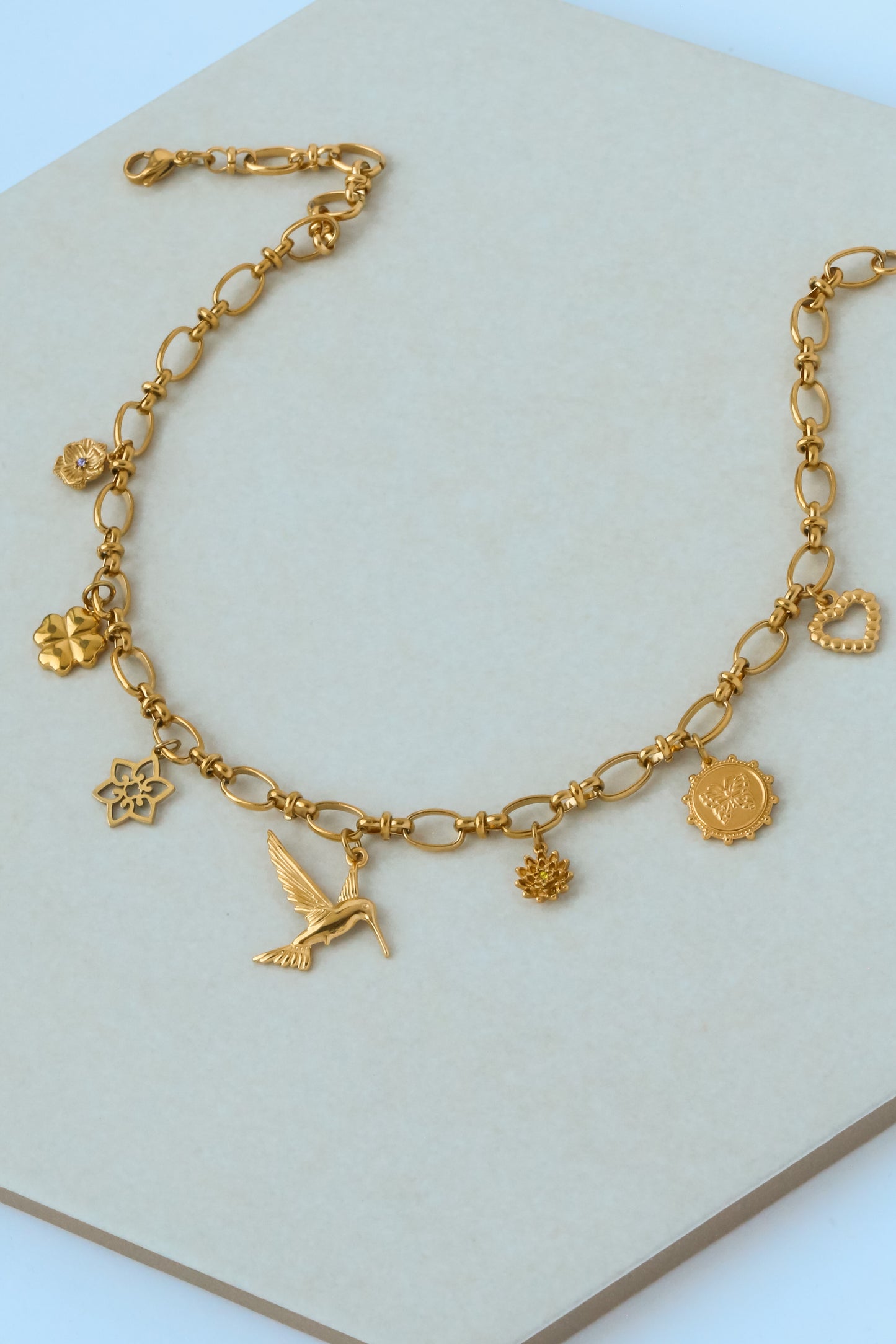 Hummingbird Garden Necklace