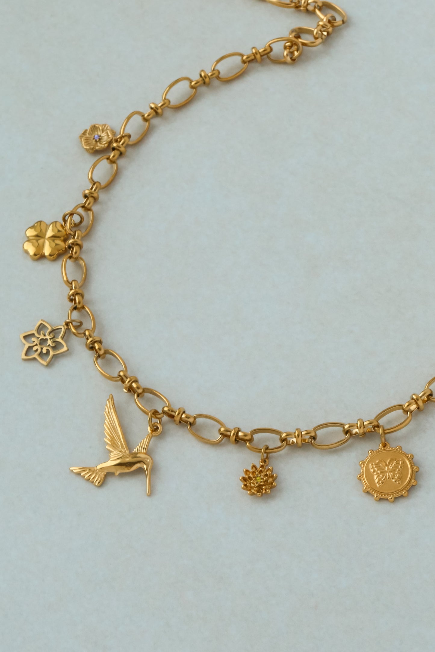 Hummingbird Garden Necklace