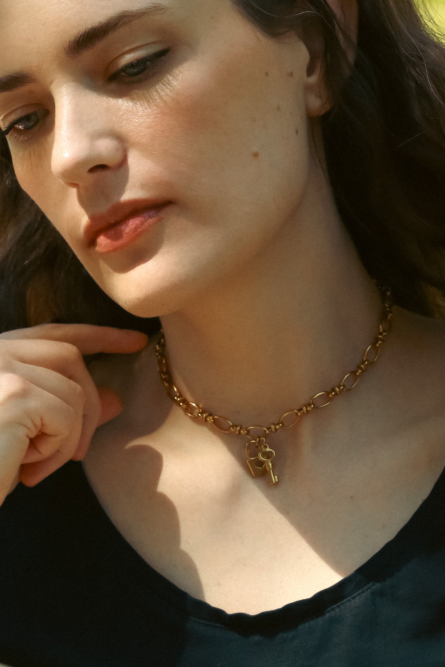 Lock and Key Necklace