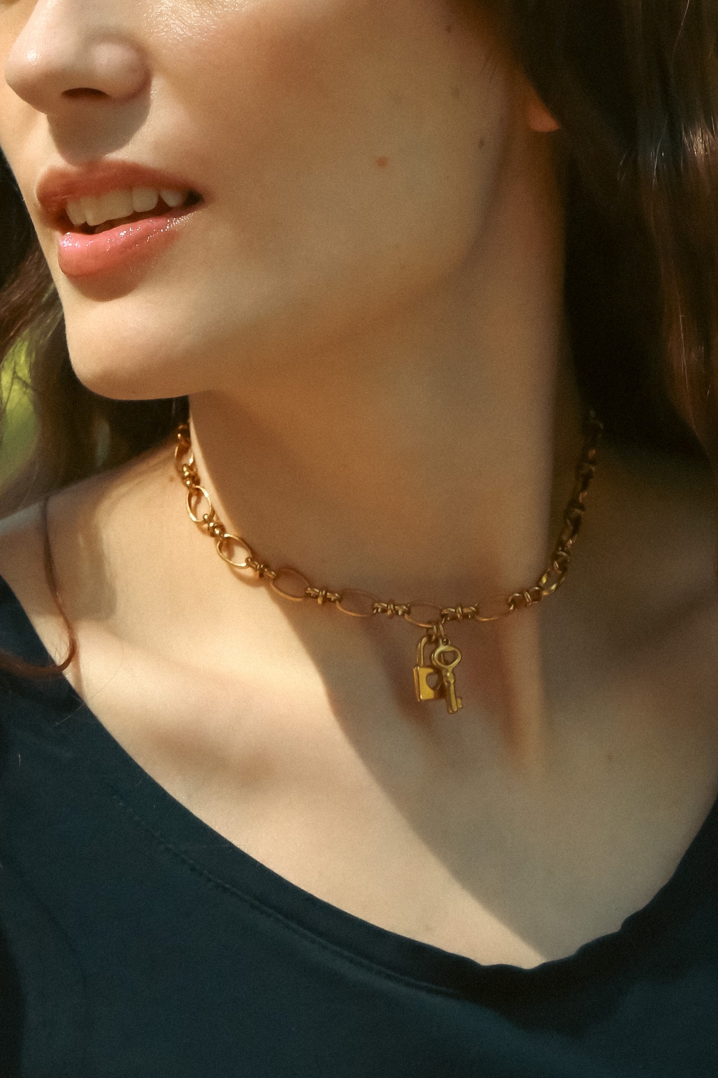 Lock and Key Necklace