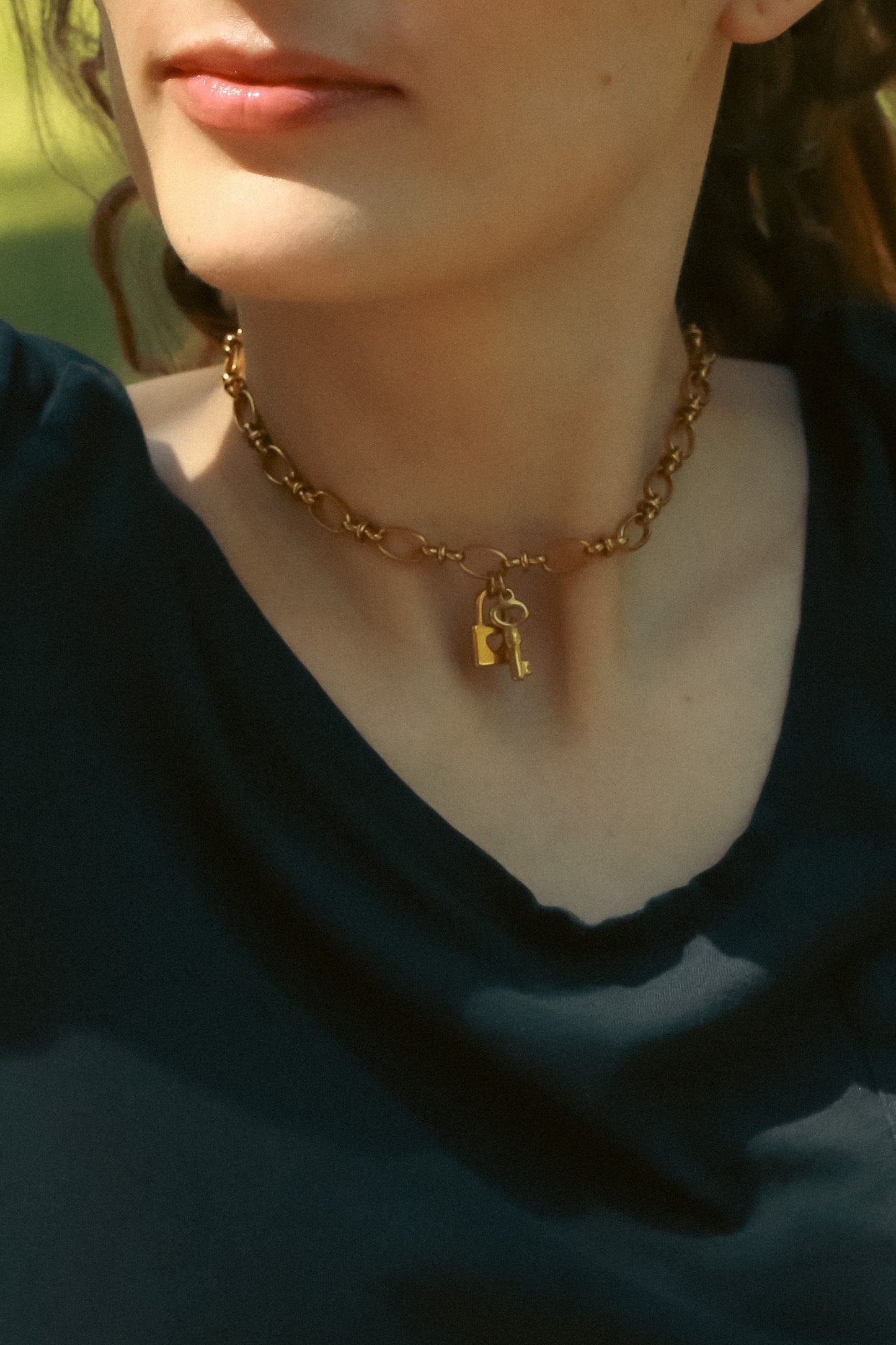 Lock and Key Necklace