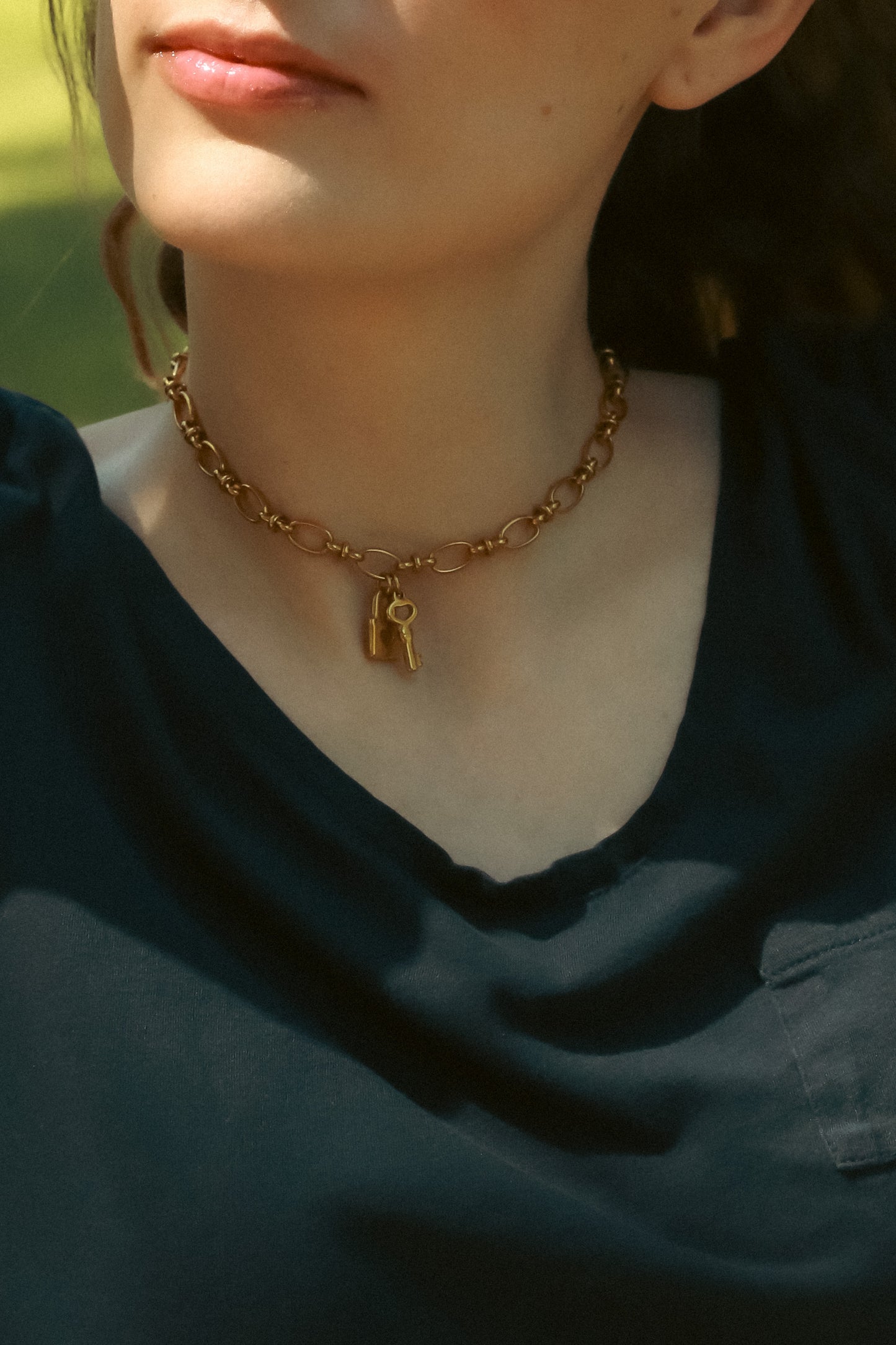 Lock and Key Necklace