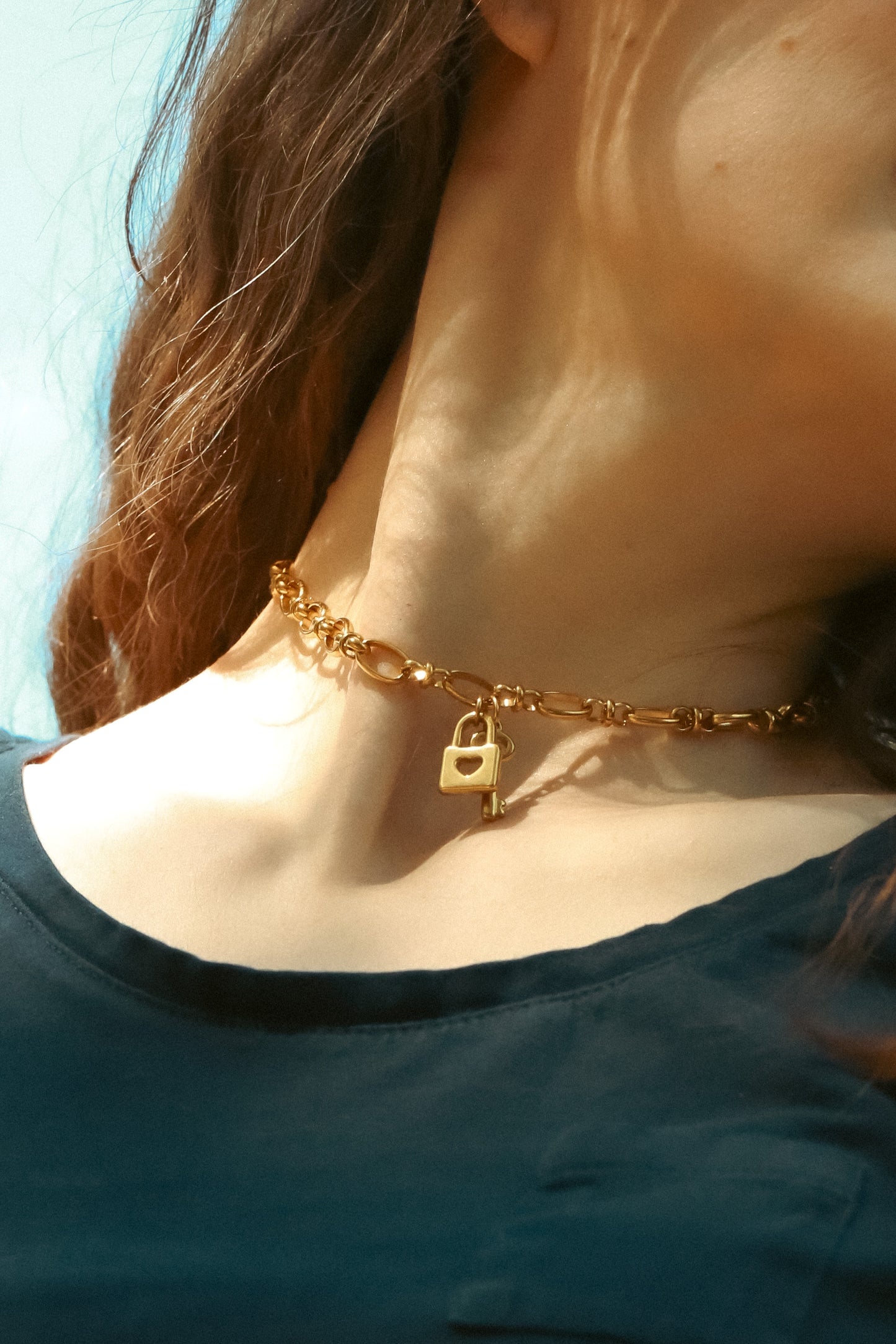 Lock and Key Necklace