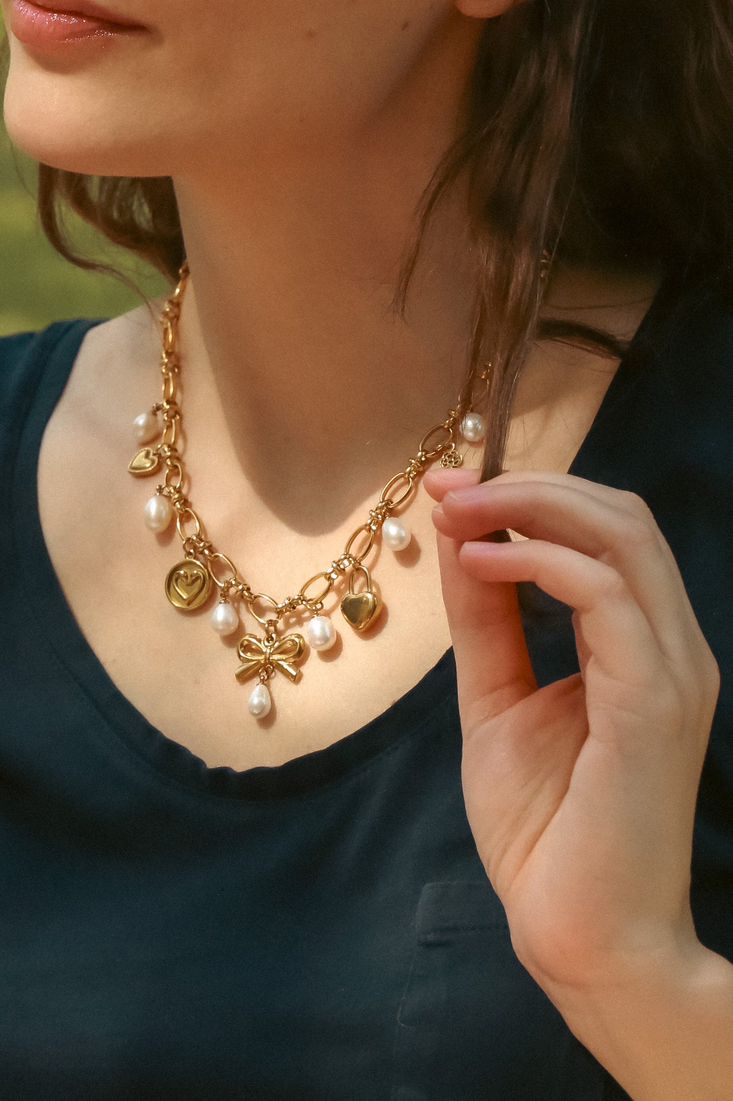Amelia Charm Necklace