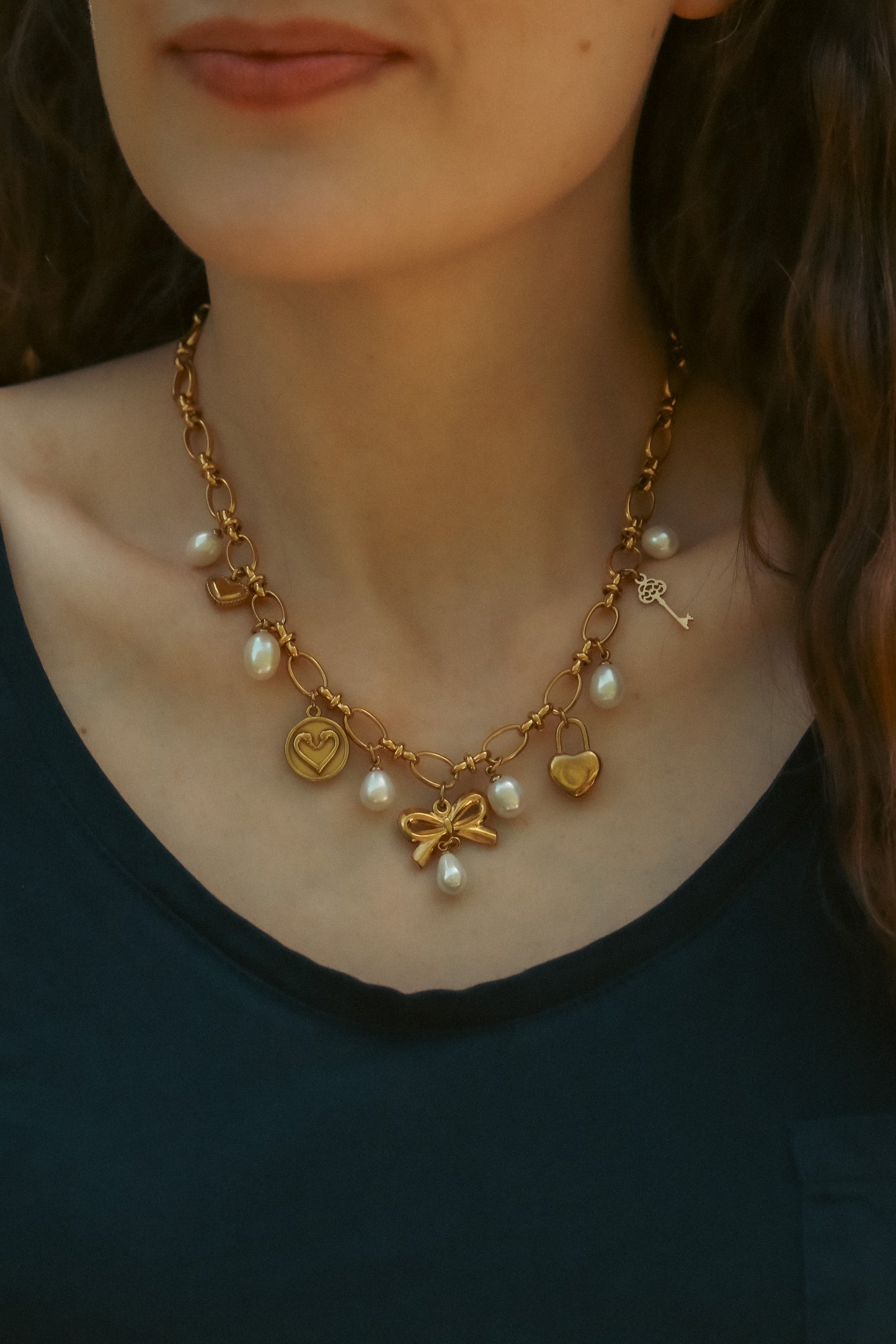 Amelia Charm Necklace