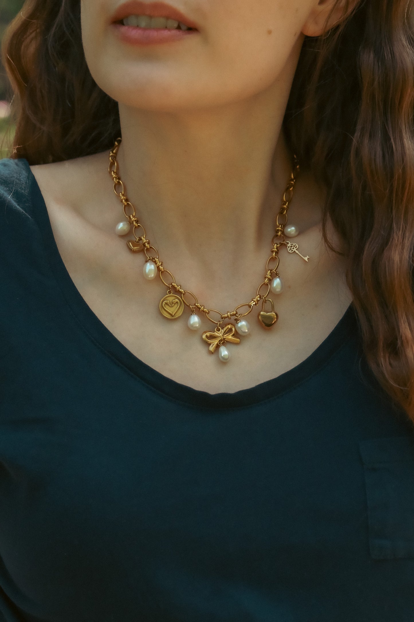 Amelia Charm Necklace