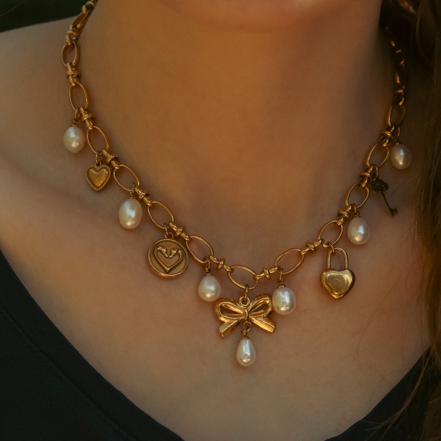 Amelia Charm Necklace