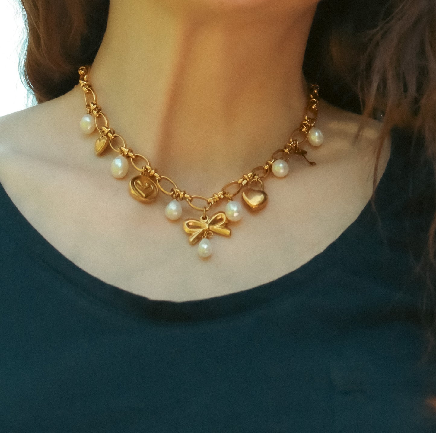 Amelia Charm Necklace