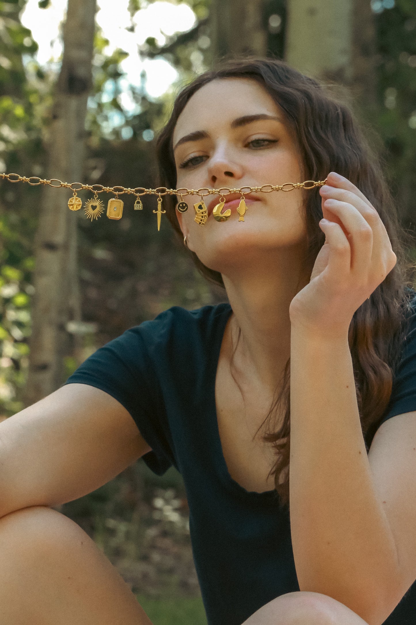 Good Luck Dagger Necklace