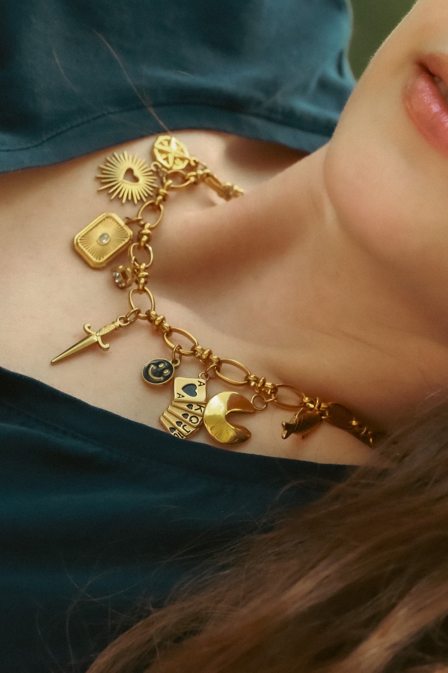 Good Luck Dagger Necklace