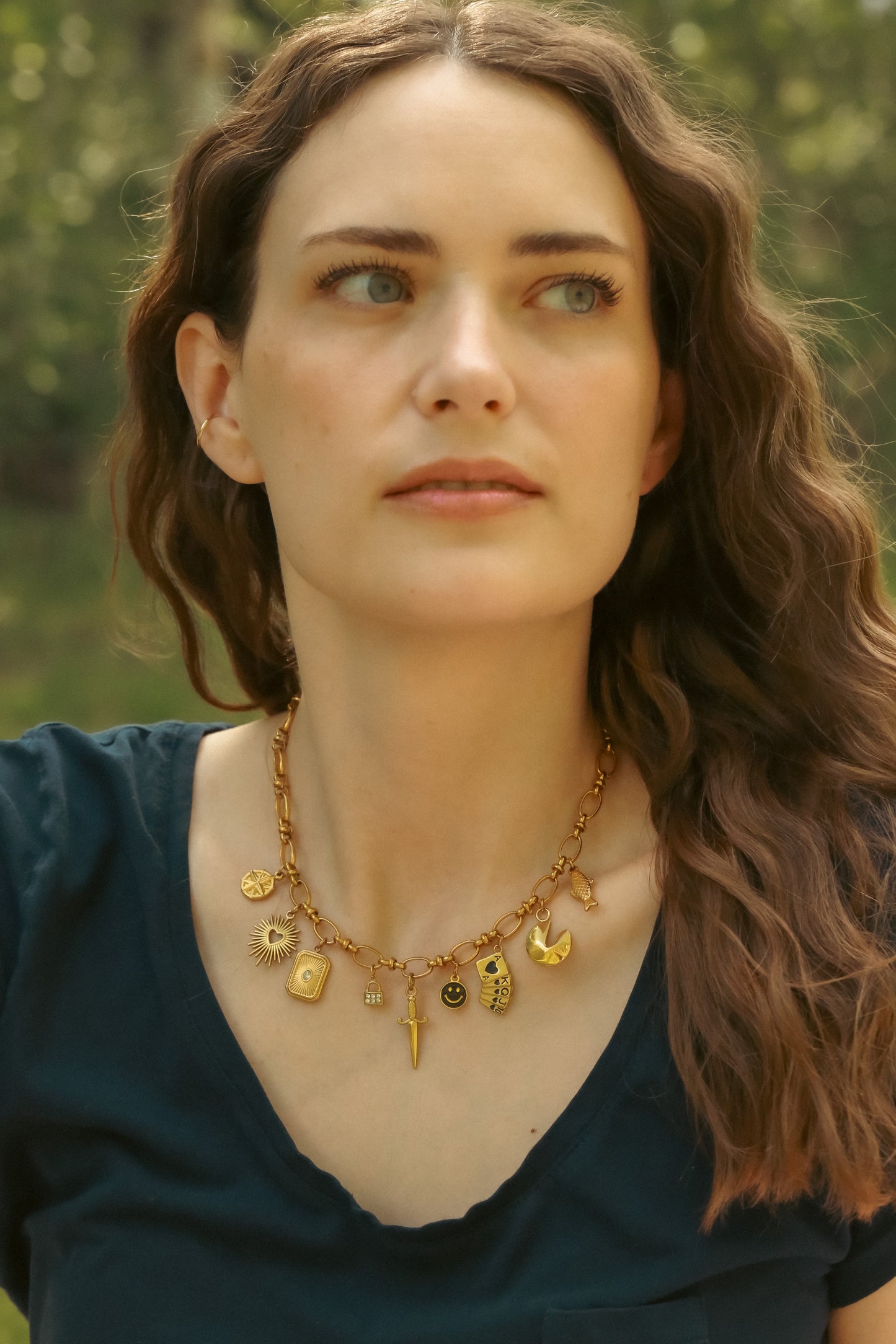 Good Luck Dagger Necklace