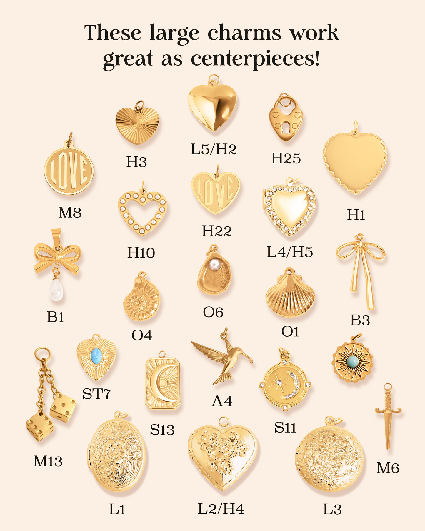 Design your own charm necklace