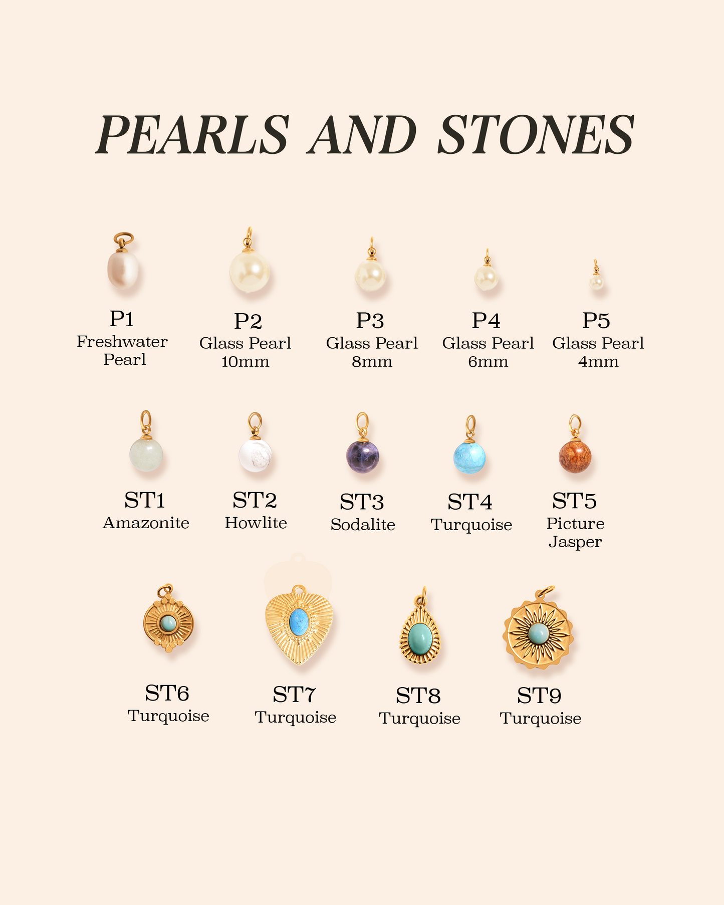 Design your own charm necklace