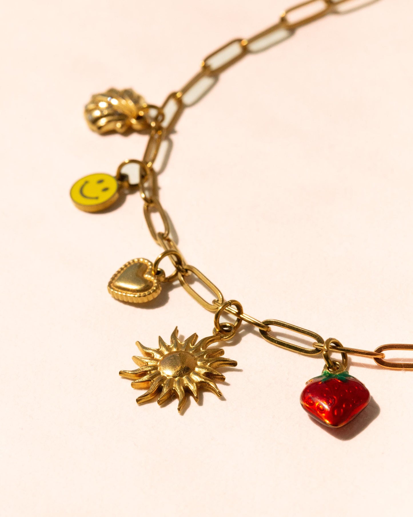 Seven Charm Sun Necklace