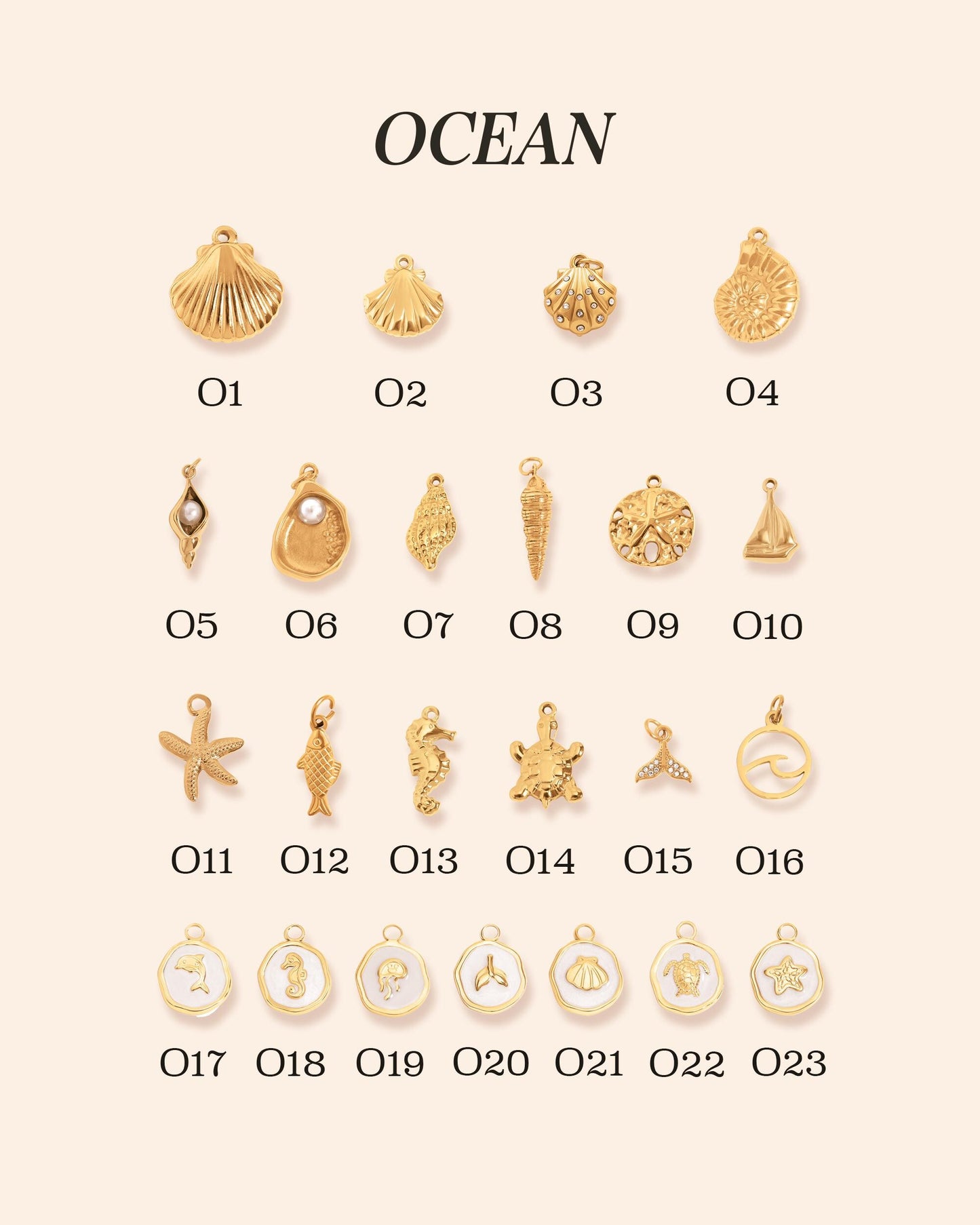 Design your own charm necklace