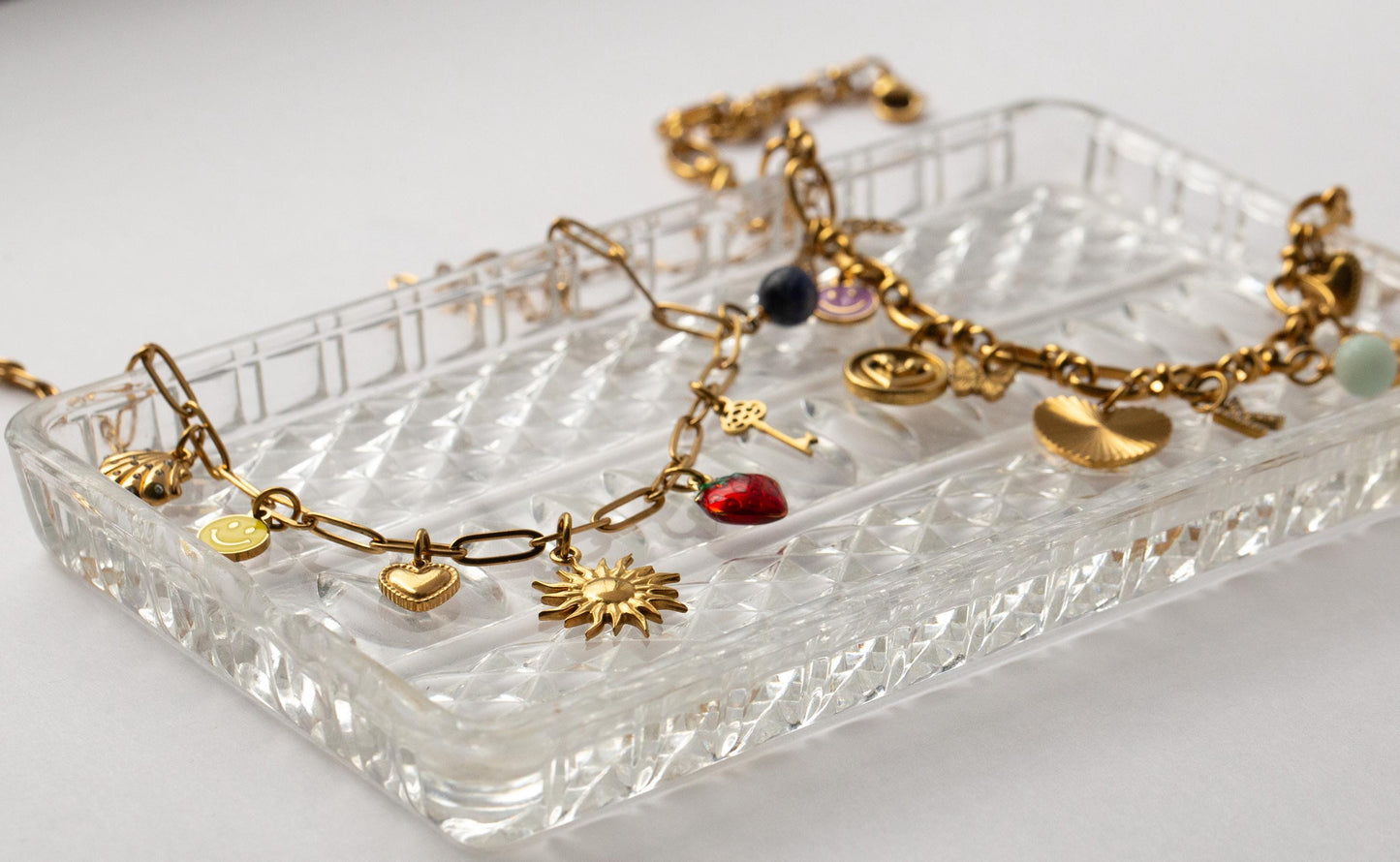 Seven Charm Sun Necklace