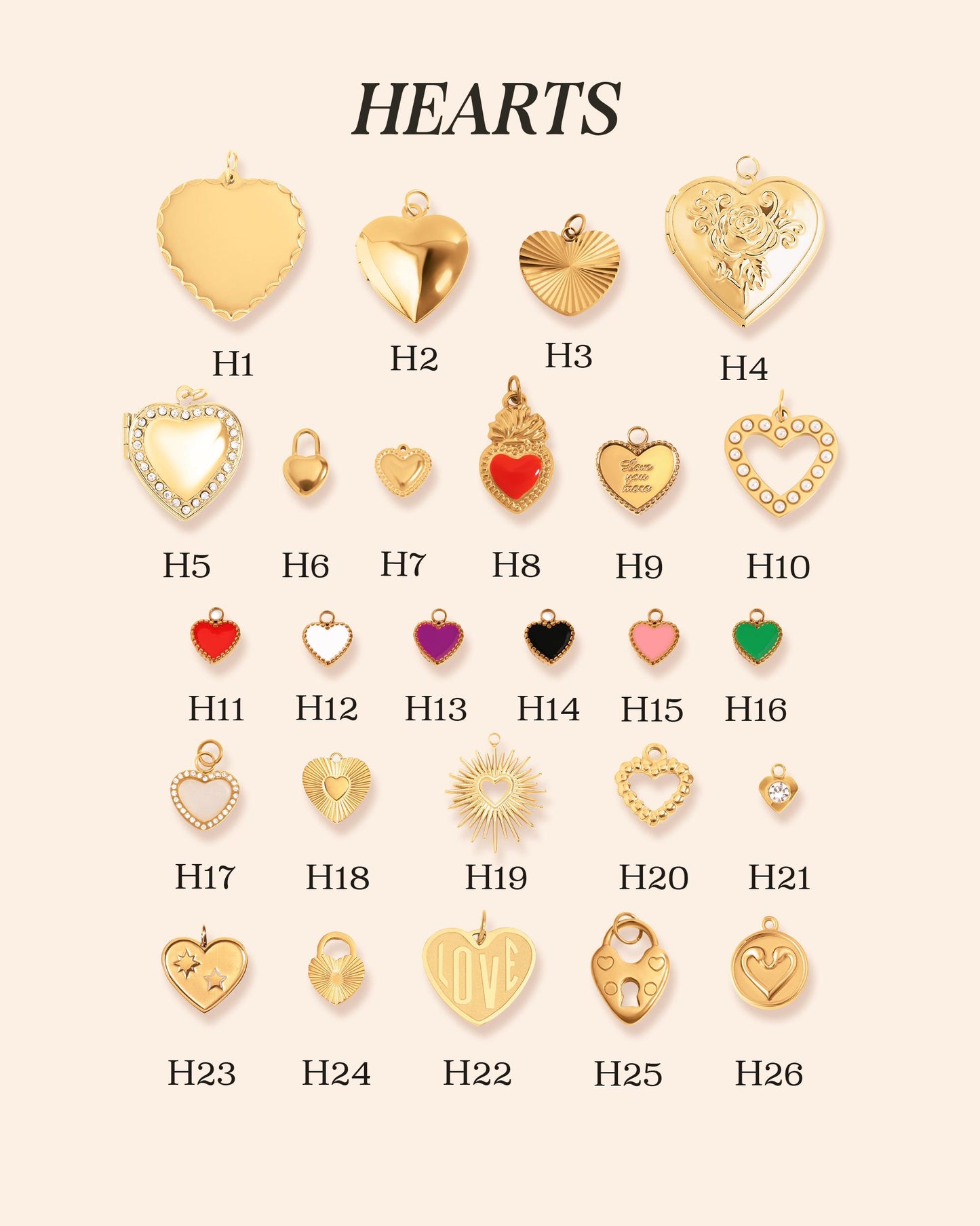 Design your own charm necklace