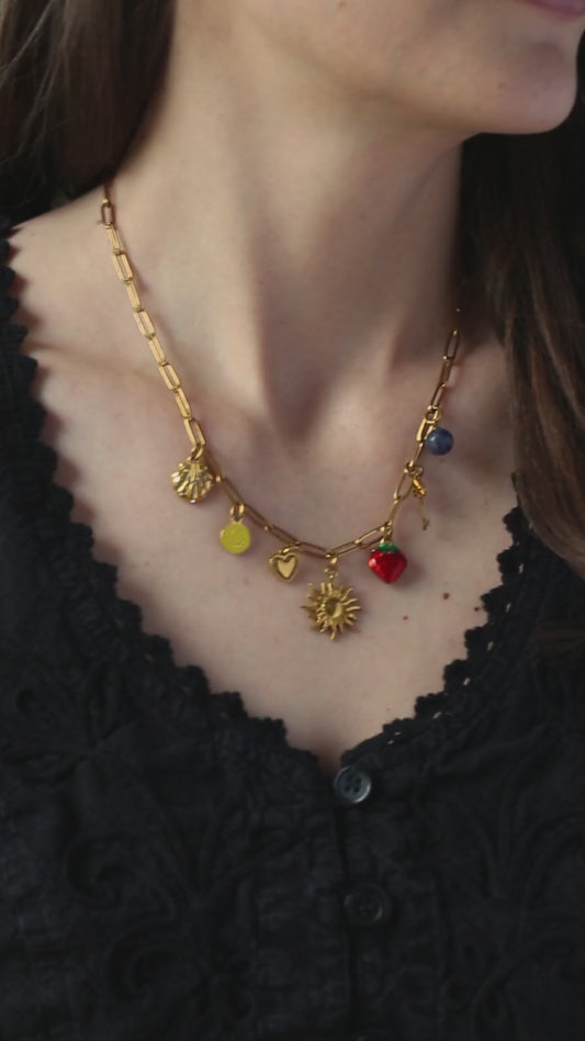 Summer Fun Charm Necklace